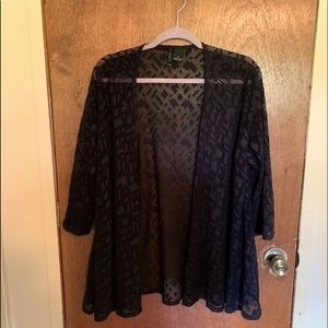 New Directions, black blouse XL